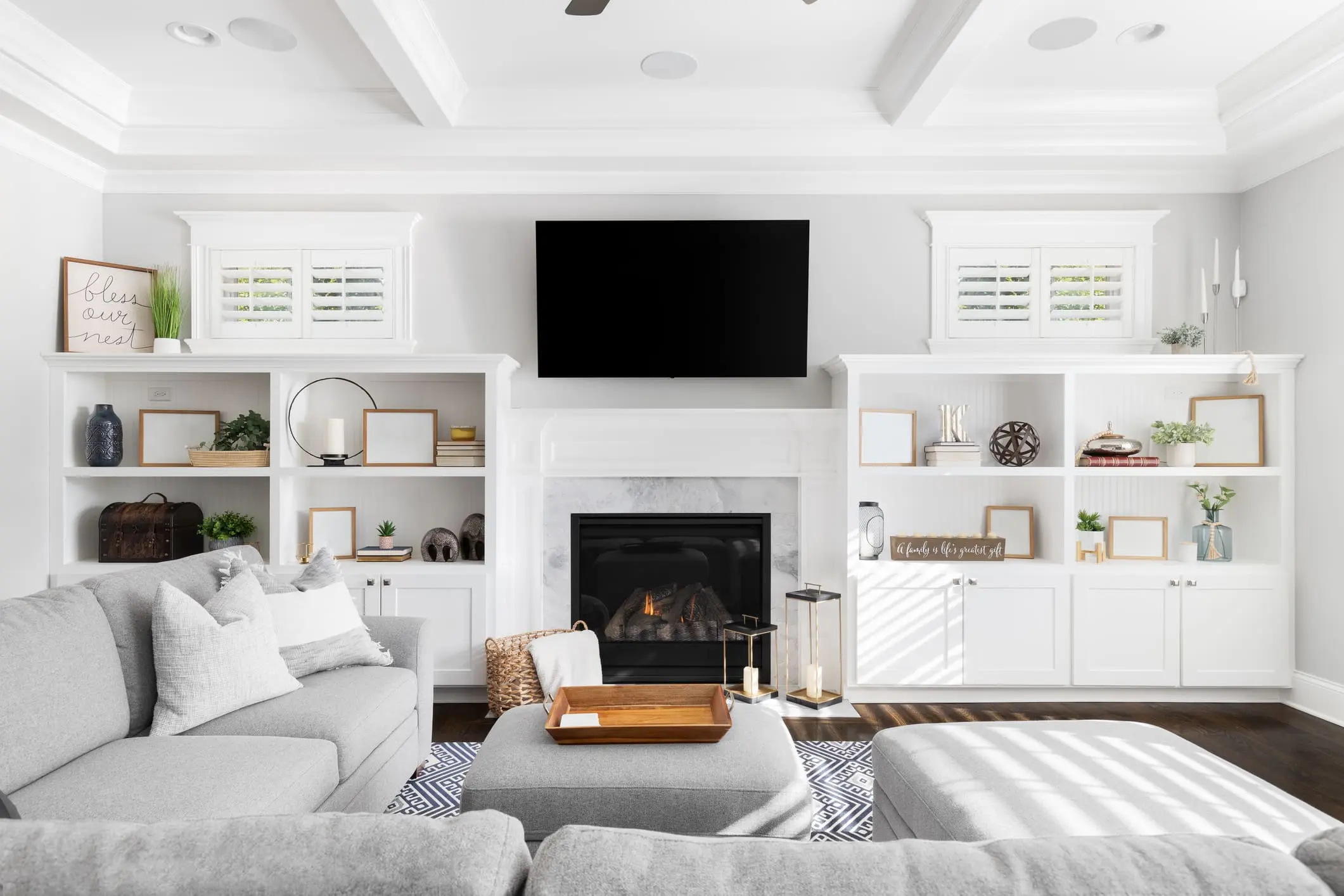 Cool lighting interior