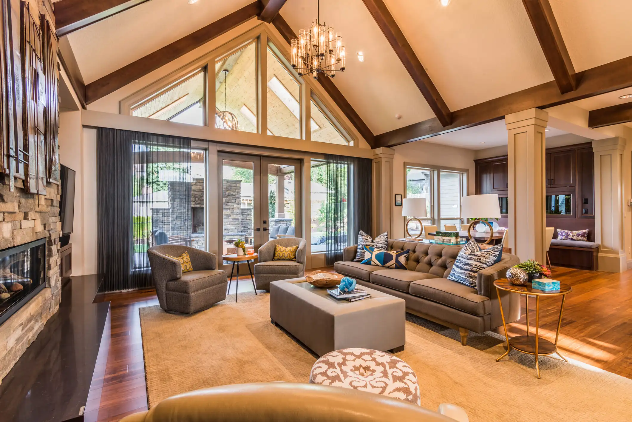 Warm lighting interior