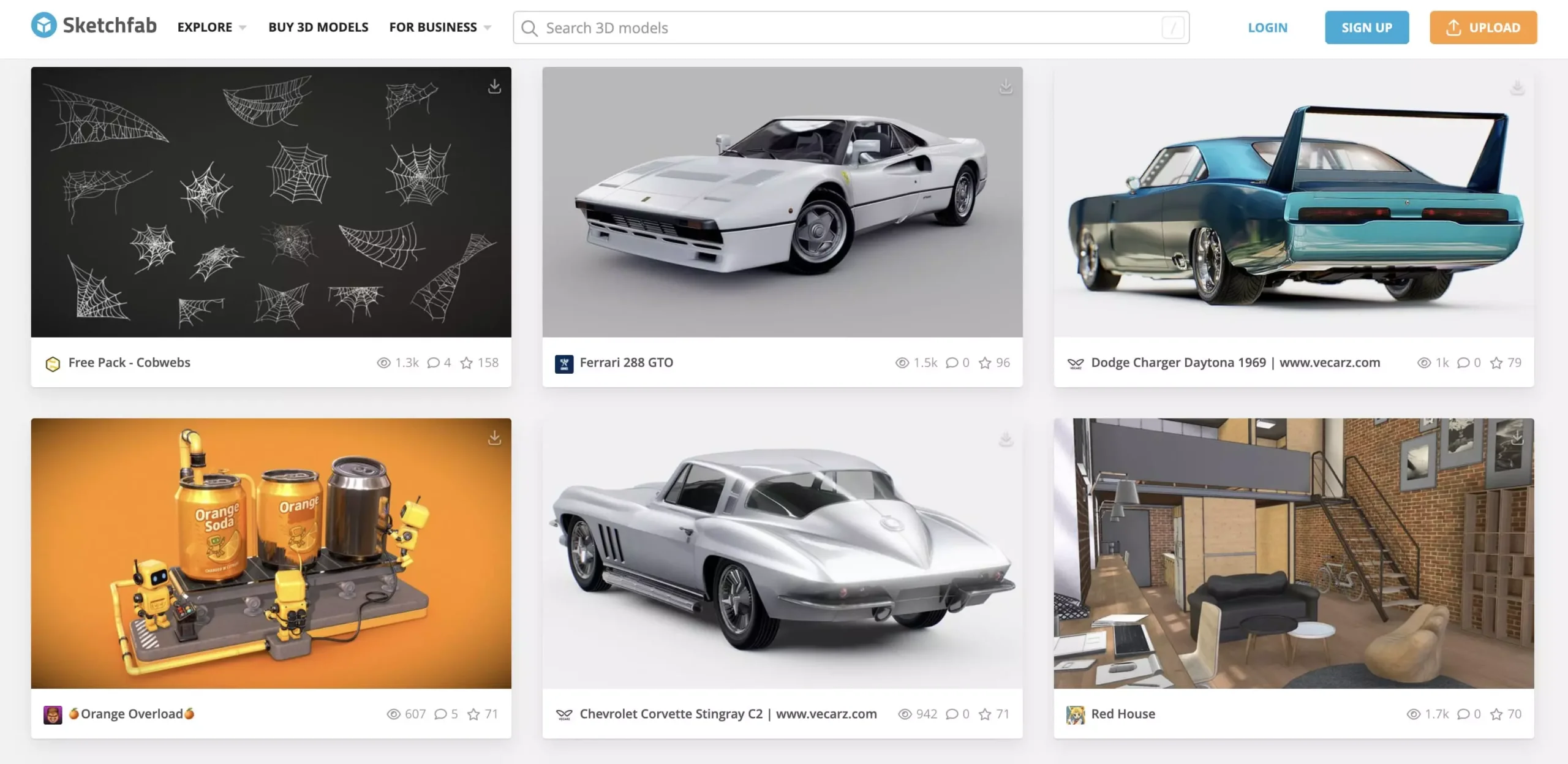 sketchfab_3d_library