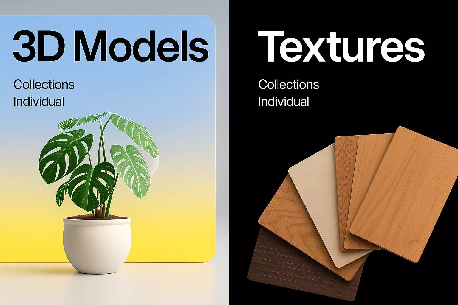 3d models and textures