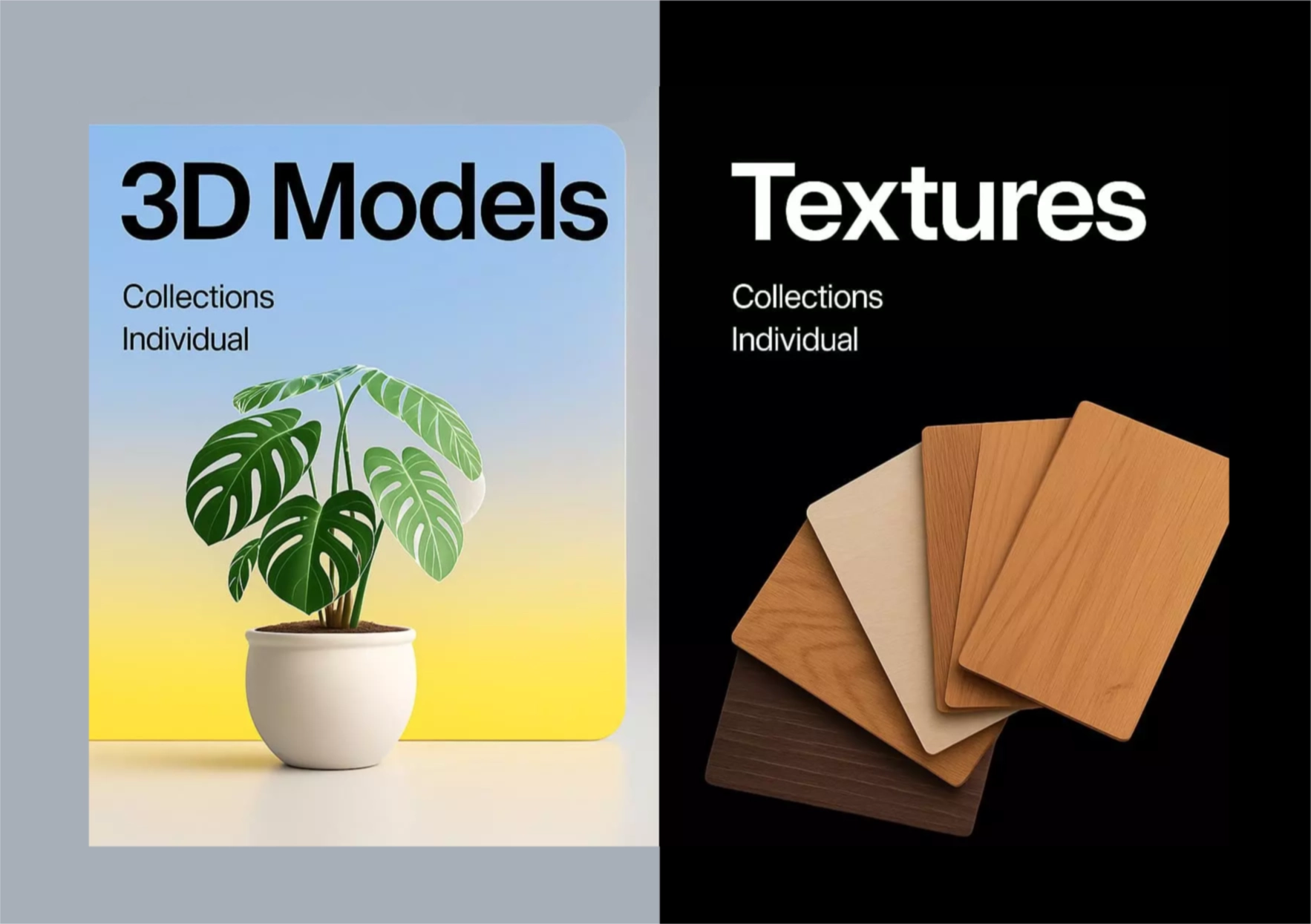 3d models_and textures libraries