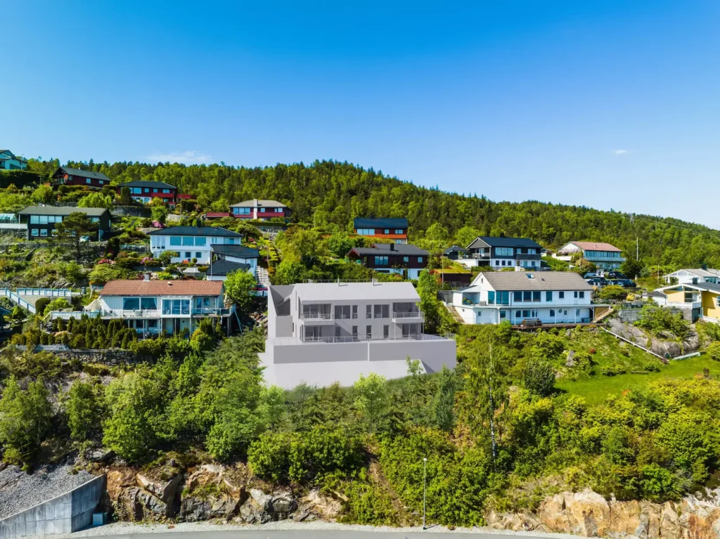 3D architectural photomontage of residential building in Costa Rica, image by GENENSE